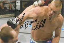 Chuck Liddell Signed 3 x 5 Photo / Autographed Boxing