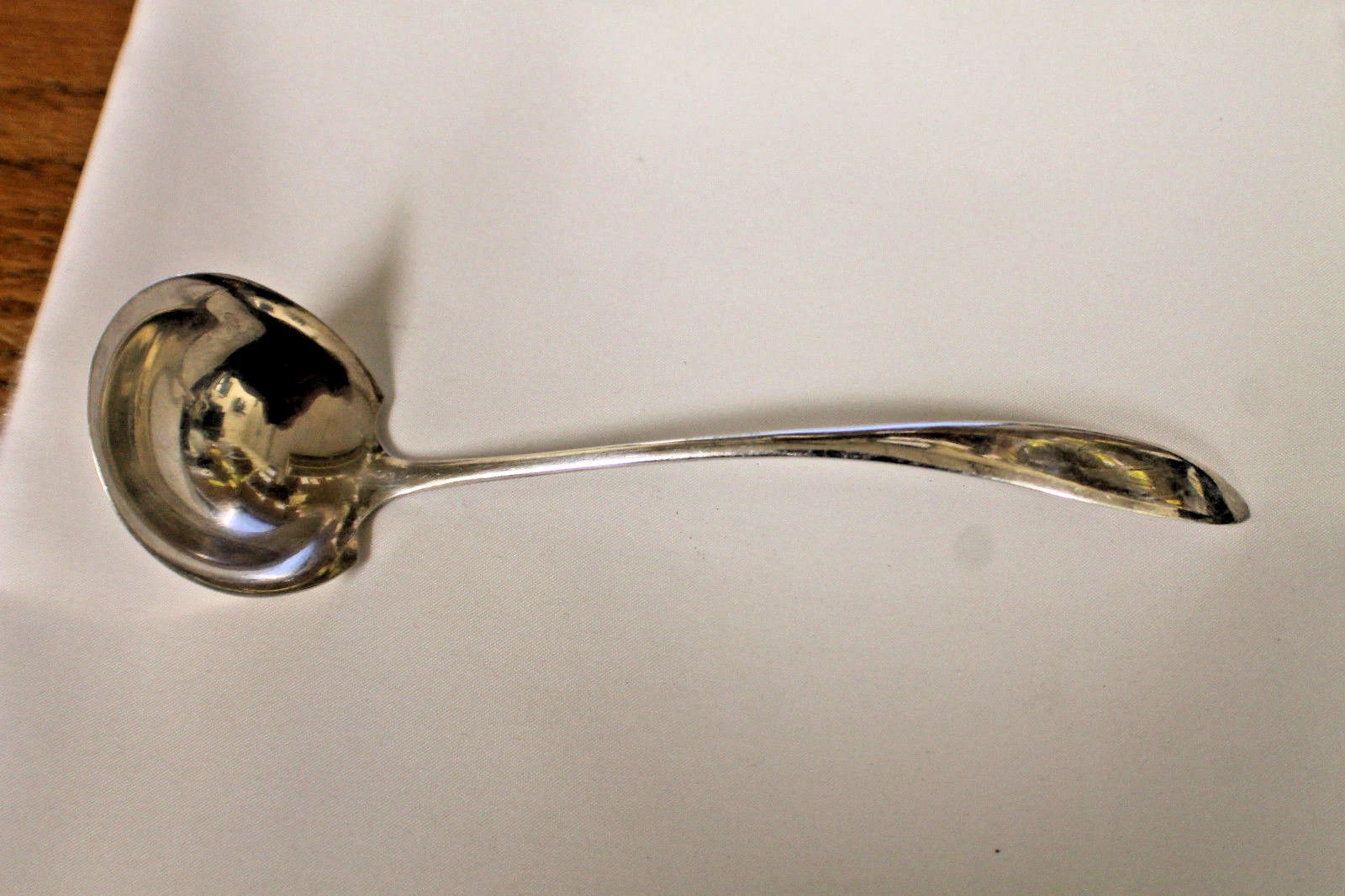 1905 Towle Lafayette Sauce Ladle Long Handle Monogrammed "M" 34.8 GR