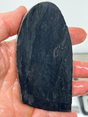 Thin Washington State Black Jade slab Cabbing Lapidary Carving Combo Ship avail