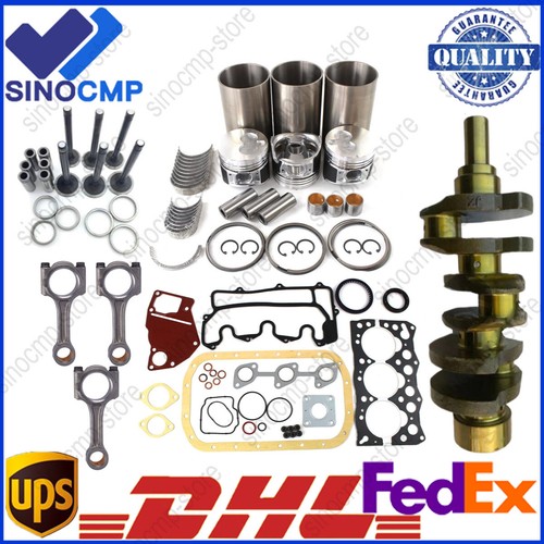 3LD1 Engine Rebuild Kit - Crankshaft & Rods For Isuzu Excavator Wheel Loader - Picture 13 of 25
