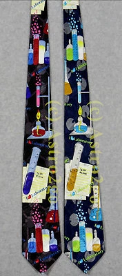 I [HEART] LOVE LABORATORY-CHEMISTRY SCIENCE TEACHER CLASS Steven Harris Necktie - Image 1 of 4