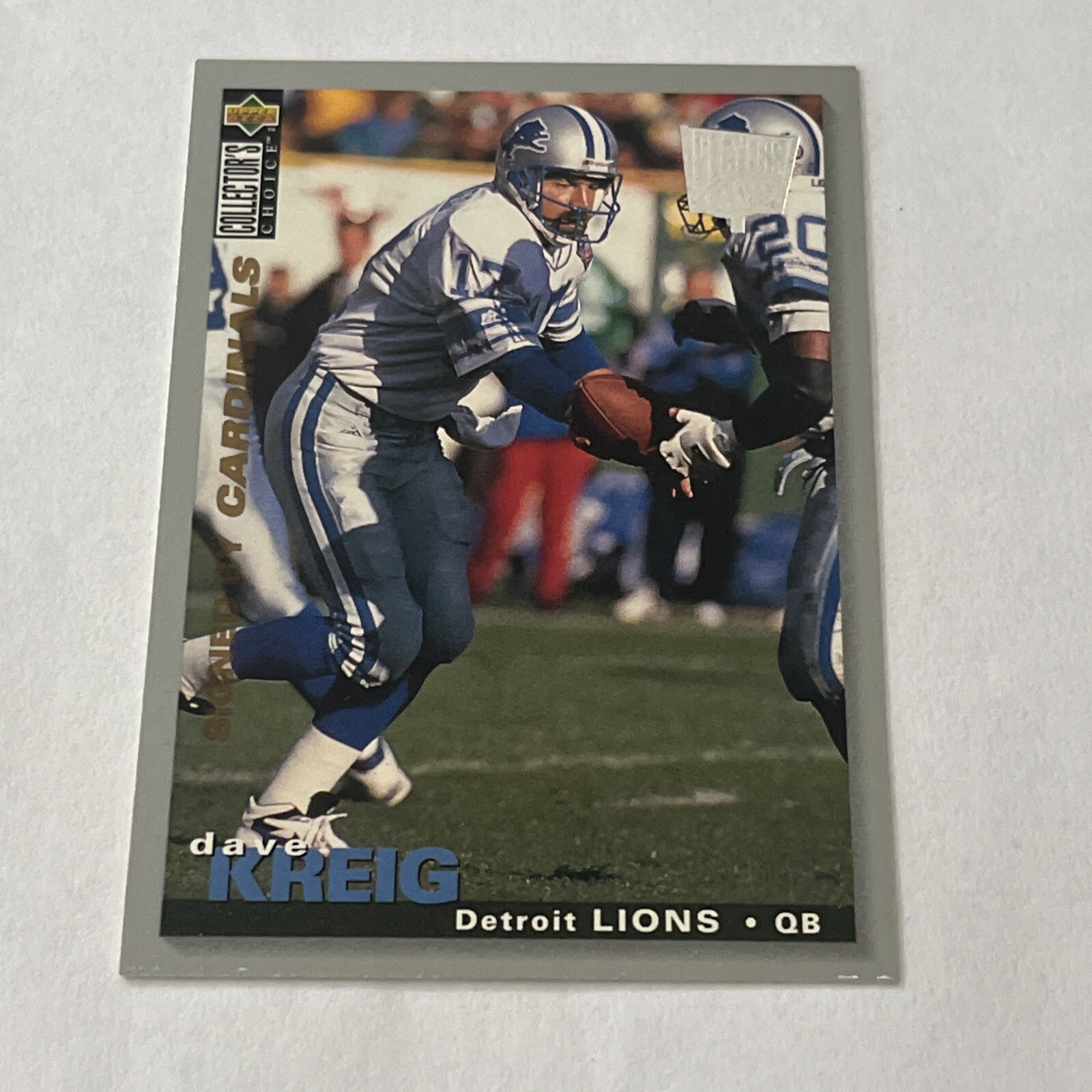 1995 Upper Deck Collector's Choice Players Club Dave Krieg #296