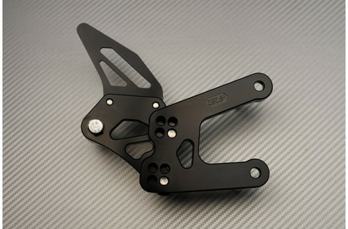 Supporto Pedane Arretrate Regolabili Nero YAMAHA YZF R6 YZF-R6 RJ11 2006-2007 - Foto 8 di 8