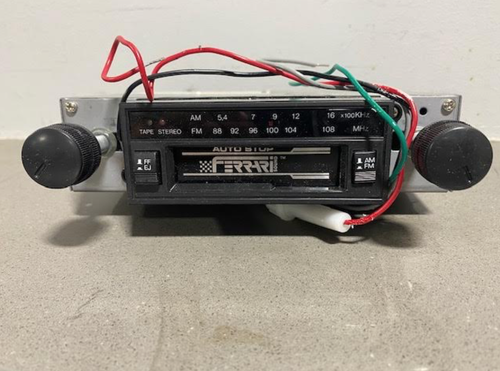 Diseñado en Japón REPRODUCTOR DE CASSETTE FERRARI TS 103 PARADA AUTOMÁTICA - Imagen 2 de 8
