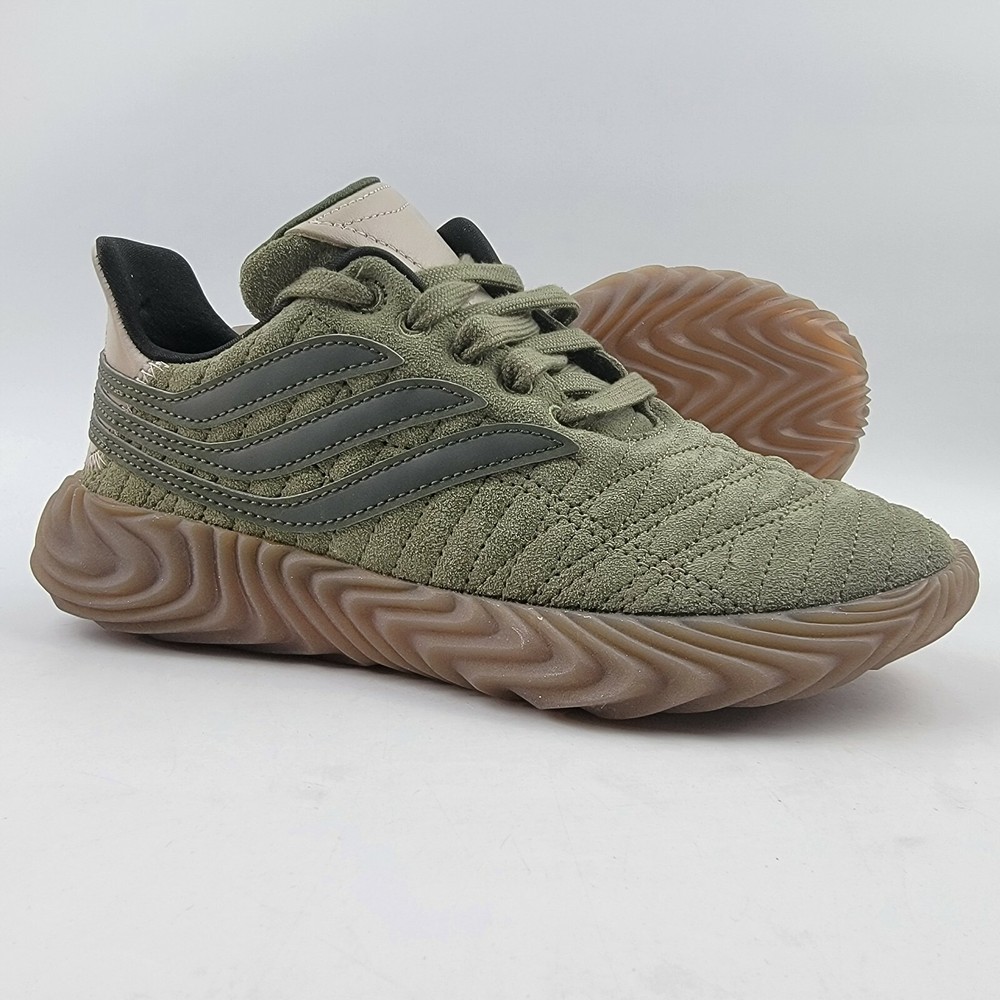 Adidas Sobakov Mens Size 4 Running Shoes Khaki Cargo Brown D98153