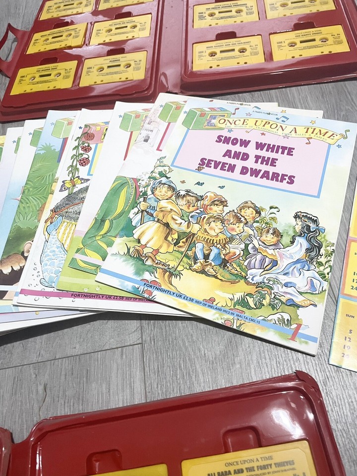 Vintage 19891993 Fabbri Once Upon A Time Cassette Stories Parts 136