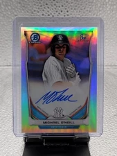 2014 Bowman Chrome Michael O’Neill 1st Bowman Refractor Auto 285/500!