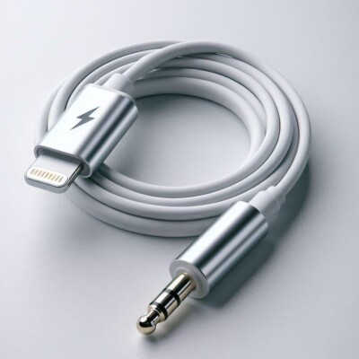 iPhone auf AUX Kabel 1 Meter 3.5mm Adapter Klinke Audio Stecker Kopfhöhrer