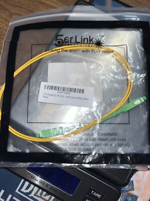 3ft SC APC to SC APC  2.0mm Simplex (OFNR)  Fiber Patch Cable