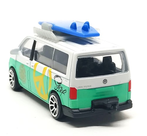 Majorette Volkswagen T6 Explorer Green / White 1/61 (3 inches) no Package - Picture 6 of 8