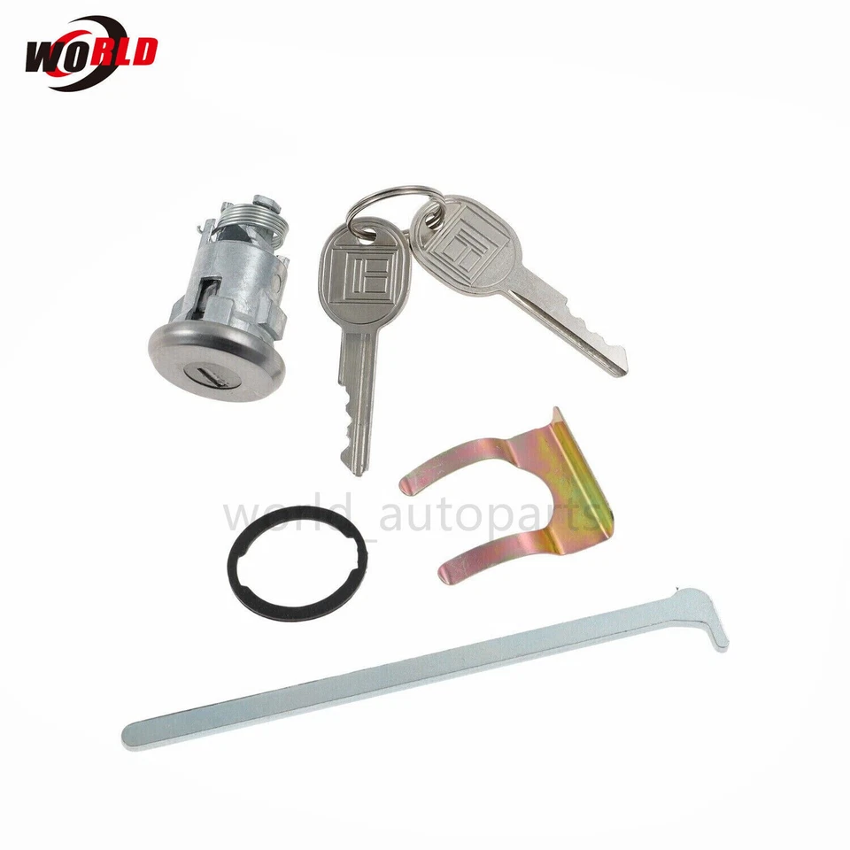 Kit de llaves de cabeza de pera con tapa acanalada para bloqueo de maletero de coche para Chevy Corvette Impala Pontiac Foto 2 de 4