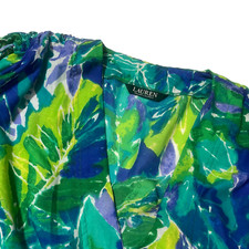 Ralph Lauren One Size Semi Sheer Sleeveless Floral Dress Cover Up