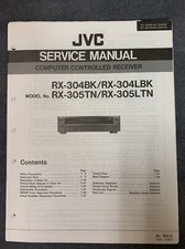 JVC RX-304BK  RX-035TN Service Manual Original w/Schematics, Parts, etc 