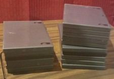 16 Empty DVD movie black Case Lot game disc
