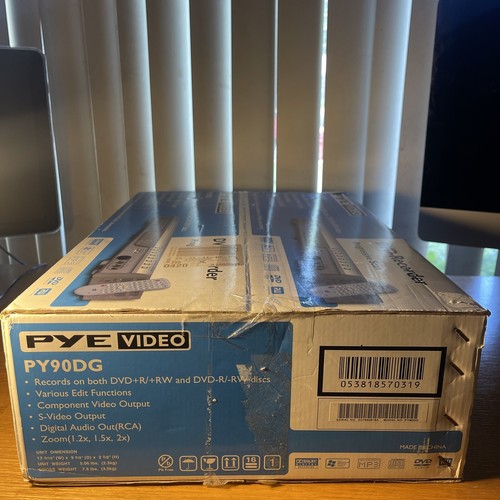 PYE PY90DG Registratore DVD MP3 Scansione Progressiva WMA DVD + - RW NUOVO!!!! - Foto 7 di 14