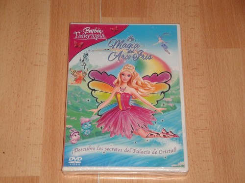 BARBIE FAIRYTOPIA: LA MAGIA DEL ARCO IRIS EN DVD DEL AÑO 2007 NUEVA PRECINTADA - Foto 1 di 2