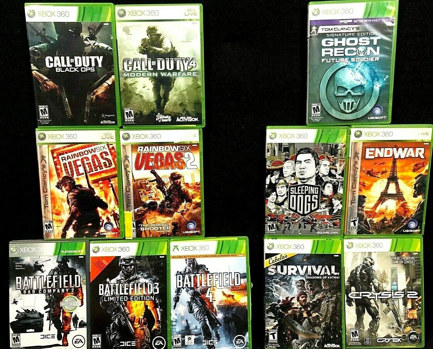 Original Microsoft XBOX 360 Games Classic Vintage xbox Video Games Choose Games eBay