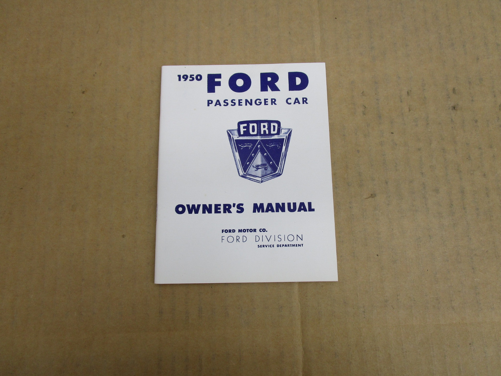 1950 Ford car owners manual instruction book literature REPRINT 