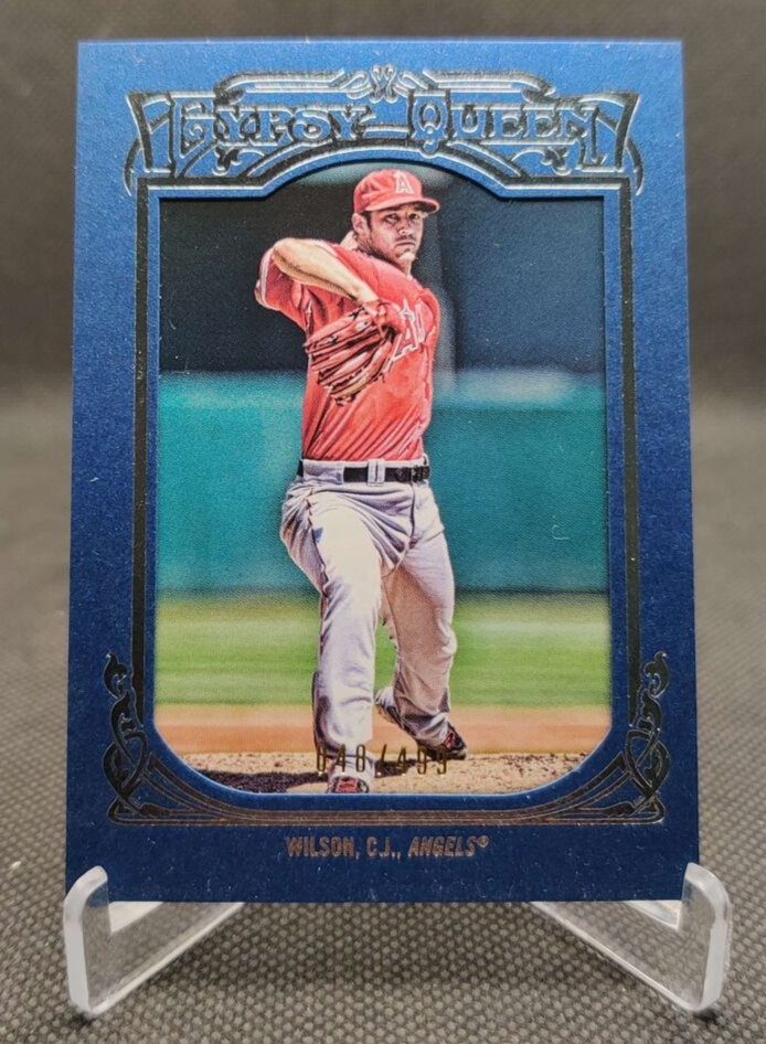 2013 Topps Gypsy Queen Blue Frame /499 #224 C.J. Wilson Angels