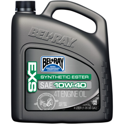Bel-Ray EXS Full Synthetic Ester 4T Motor Oil | 10W-40 | 4 Liter | 99161-B4LW
