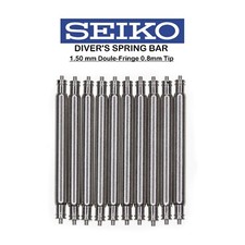 NEW SEIKO 10PC 20 mm 1.5mm Regular Spring Bars SEIKO Non Magnetic Stainless 10