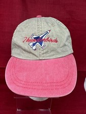 Thunderbirds United States Air Force USAF ADAMS Leather Strapback Baseball Hat