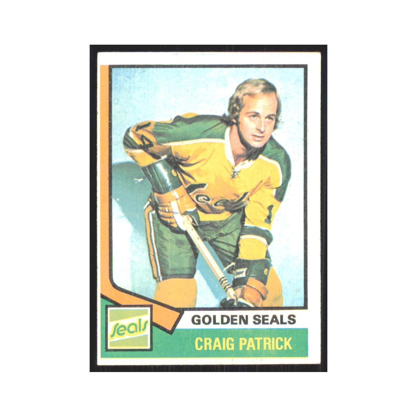 1974 Topps Craig Patrick California Golden Seals #262