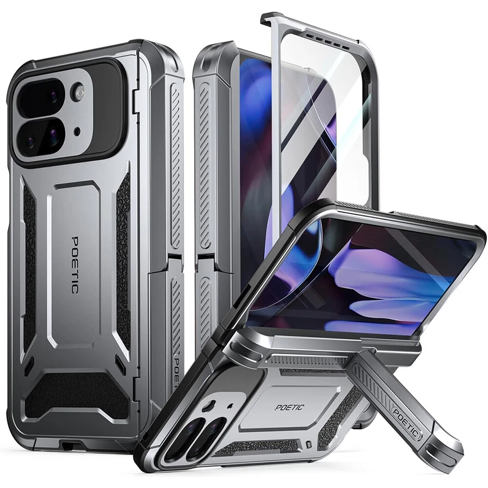 For Google Pixel 9 Pro Fold 5G Case Poetic with Kickstand Shockproof Cover - Image 2 of 4