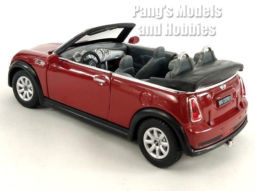 Mini Cooper S Convertible 1/28 Scale Diecast Model by Kinsmart - Red - Picture 12 of 12