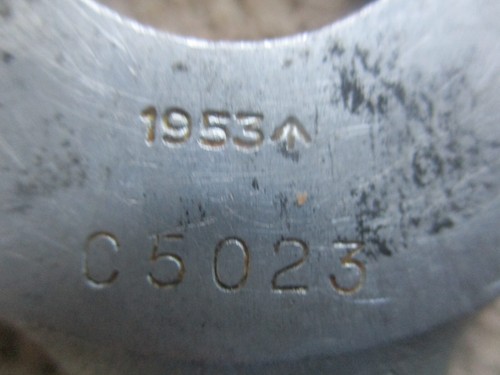 RARE BRITOOL 9/16 & 5/8 whit Open Ended Spanner No 6J101110 MILITARY marked 1953 - Picture 10 of 15