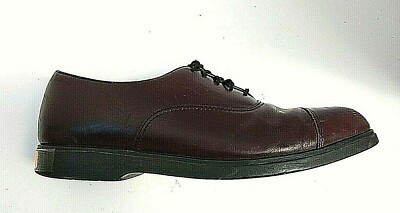 Vintage Lands End Direct Merchants Leather Oxfords Men\'s 8 M Cap Toe Brown s-l400.jpg main image 2