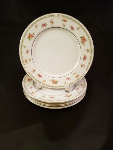 ABINGDON  FINE PORCELAIN CHINA  4  BREAD AND BUTTER PLATES  6 1/2" DIAMETER. - Picture 1 of 12
