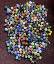 Vintage Marbles for sale-large lot-250 marbles-multicolored and sizes-3 Pounds