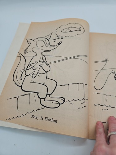 VTG BUSTER BUNNY Creative Child Press Coloring book USED Retro Cartoon - Picture 10 of 10