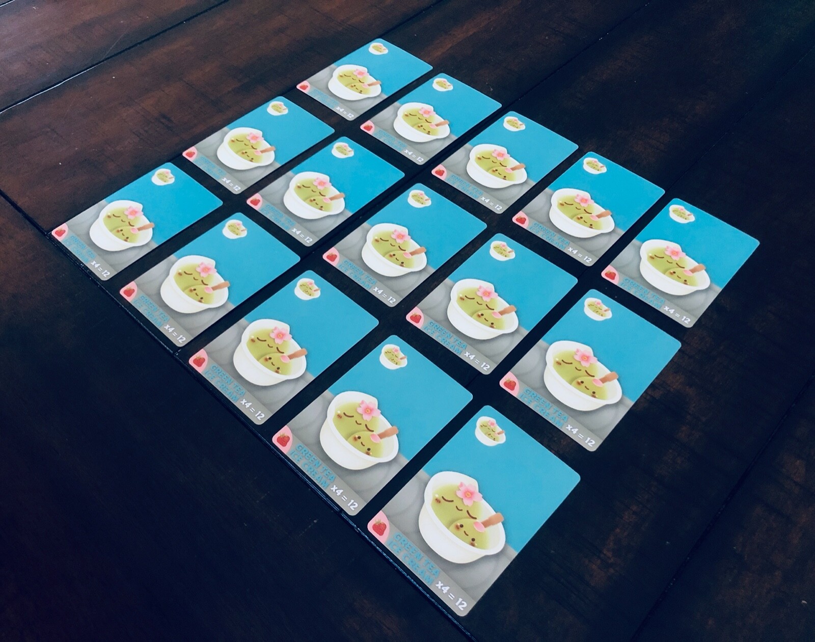 Sushi Go Party! 15 Count Green Tea Ice Cream Replacement Extra Cards