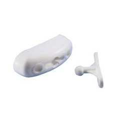 White Door Retainer Ball Catch Locker Door FAWO Caravan, Motorhome 01513T01590