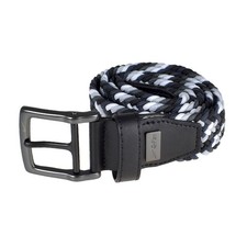 New Nike Golf Multi-Weave Stretch Woven Belt Black/White/Gray38