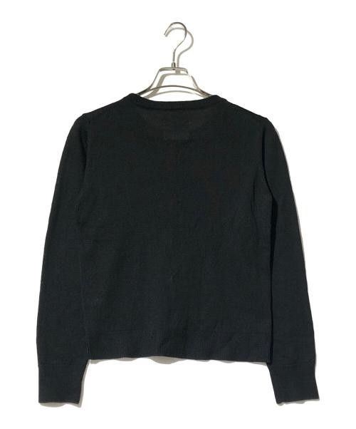 Ameri                    Crew neck knit black 019… - image 2