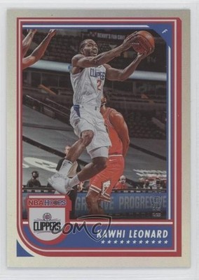 2022-23 Panini NBA Hoops Silver 106/199 Kawhi Leonard #178 0w8f