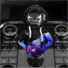 Car Gear Shift Hoodie Cover Starry Sky Funny Knob Protector Universal Fit