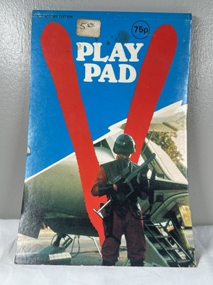 1985 V The Original Series Play Pad Coloring Activity Book SUPER RARE