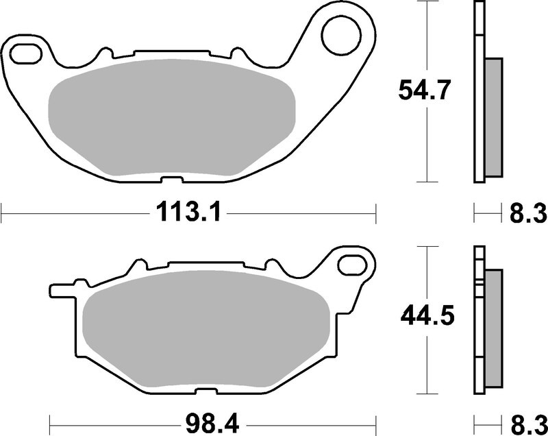 Plaquettes de frein BREMBO route métal fritté contre le manque de mordant