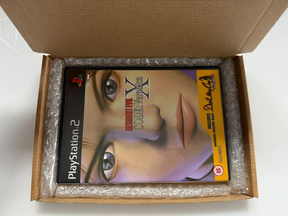 Resident Evil Code Veronica X PS2 - UK PAL VGC CIB with DMC Demo - Natural Discs - Image 3 of 4