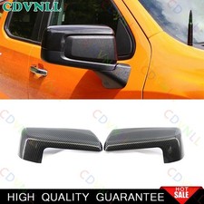 For Chevy Silverado 2019-2025 Carbon Fiber Exterior Reversing Mirror Decor Cover For Chevy Silverado 2019-2025 Carbon Fiber Exterior Reversing Mirror Decor Cover