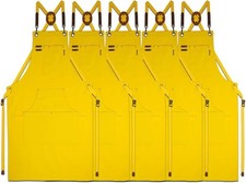 5 PACK Stenffy Kitchen Apron, Work Apron, Canvas Apron, Yellow