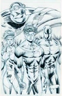 Youngblood #5 Cover H Rob Liefeld Invincible Team Up Black & White Variant Comic
