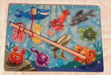 Melissa  Doug Fishing Magnetic Wooden Game 3778. Ages: 3 