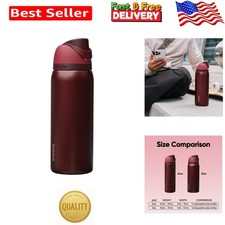 Owala FreeSip 32oz Insulated Stainless Steel Water Bottle - Black Cherry