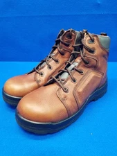 Rockport Works Men's Size 13W Brown Leather Steel Toe Boots