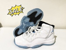 GS Size 3.5/5 Women s -Air Jordan 11 Retro White Legend Blue 378038-104